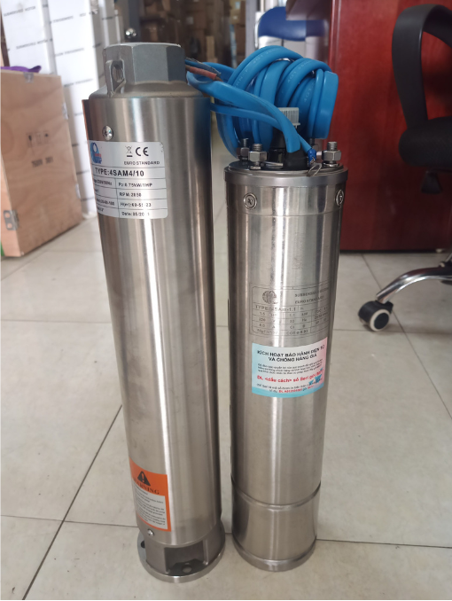 Bơm chìm giếng khoan Veratti Model 4SA16/25 – 7.5kW