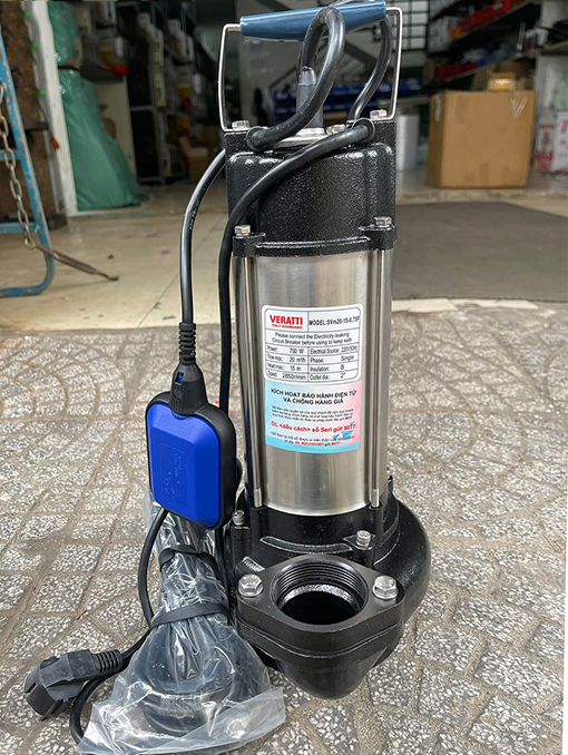 Bơm chìm nước thải Veratti Model SVm20-15-0.75F